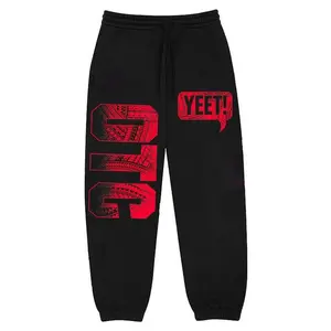 OTC YEET Arch Vintage College Sport Wrestling Sweatpants, Cotton Graphic Casual Sweatpants, Gift For Fan