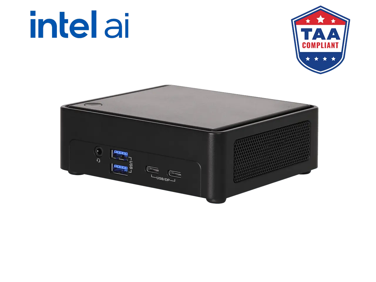 ASRock Industrial NUCS BOX-325 Slim AI Mini PC, Intel Core Ultra Processor (Series 3), NPU AI Engine, DDR5-7200, USB4/Thunderbolt 4, Wi-Fi 7,Memory and Storage Sold Separately
