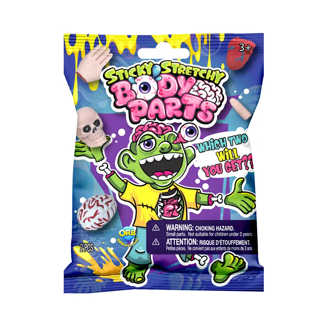 Sticky Stretchy Toy Body Parts Blind Bag Orb