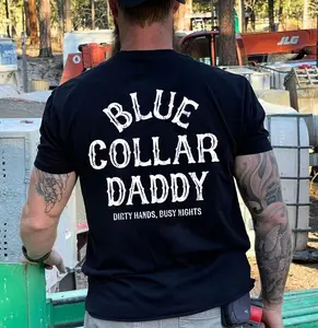 Blue Collar Daddy Men's T-Shirt, Perfect Gift for Fathers, Father's dad gifts idea, Trending T-shirt- Gift For Men-men's shirt, Casual Womenswear, Unisex, Top, Unisex