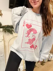 Queen Of Hearts Tigers Graphic Top