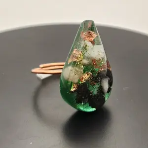 Piezoelectric Copper Ring Energy Protection Jewelry Handmade Piezoelectric Ring for Adults Energy Balance Healing Metaphysical Grounding Unique Statement Piece