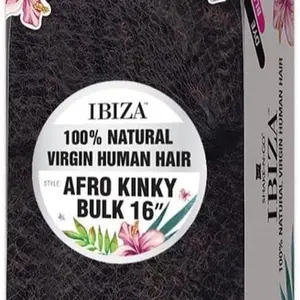 2025 NEW 12inch Afro Kinky Bulk Hair No Attachment Afro Curly Bulk Human Hair Virgin Remy Dreadlock Natural Color Braids Hair