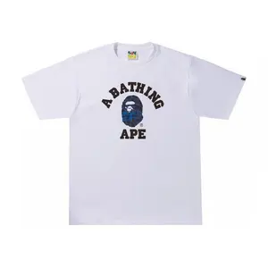 BAPE Sand Camo College Tee White/Navy (men) by StockX