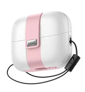 SURITCH for Samsung Galaxy Buds 3 Pro (2024) / Buds 3 (2024) / Buds 3 FE (2025) Case (CASE ONLY, NO BUDS INCLUDED), Magnetic Cases with Cleaner Kit & Hanging Lanyard, Stylish Shockproof Cases Rugged Protective Cover