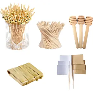 Charcuterie Boards Accessories 323 count Charcuterie Utensils with Mini Tongs Picks Forks Honey Dippers for Party Wedding Christmas