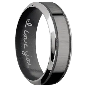 Palladium Silver + Polish , Polish Finish + Dark Grey
