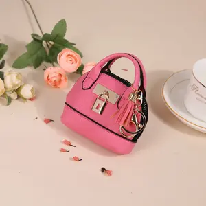 PU Leather Bag with Tassel Bag Charm Accessory - Stylish Decorative Tassel Design for Versatile Bag Use