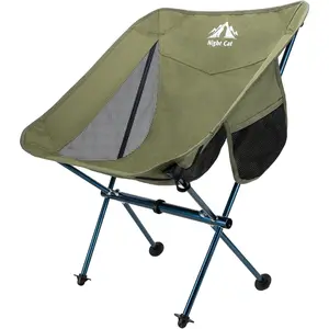 Night Cat Backpacking Chair Ultralight: Camping Chairs Foldable Portable Compact Supports 330 LBS Green