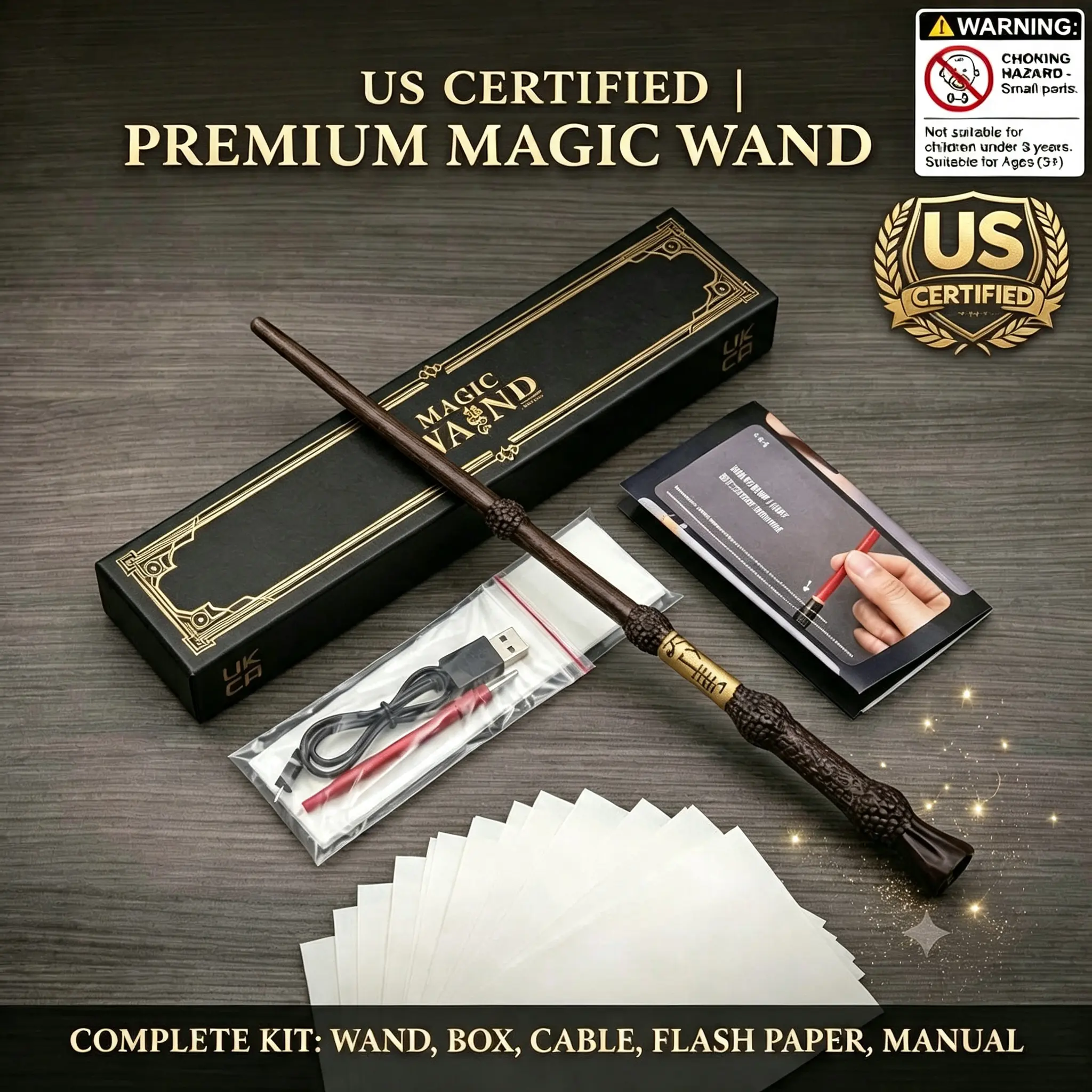 Exquisite Detailed Resin Wizard Magic Wand Cosplay Prop - Novelty Toy for Teens, Ideal for Halloween Costume Parties, Cosplay Events & Hobby Collectibles