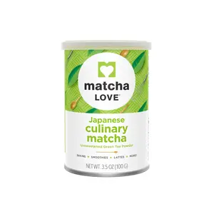 ITO EN Matcha Love Japanese Unsweetened Culinary Grade Matcha Green Tea Powder Tin - 3.5 oz