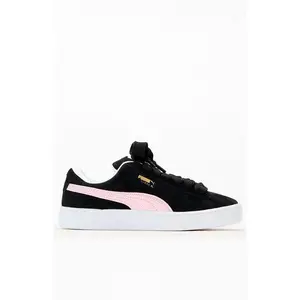 Puma Women's Women's Black & Pink Suede XL Sneakers