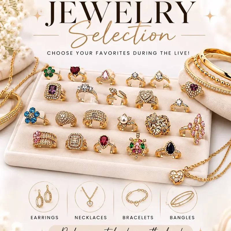 LIVE Jewelry earring Selection – Choose Your Item