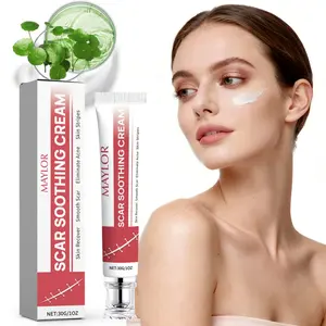 Scar Soothing Cream & Smoothing Cream for Scars,Repair Scar Removal Creams,Silicone Scars Gel for Face and Body
