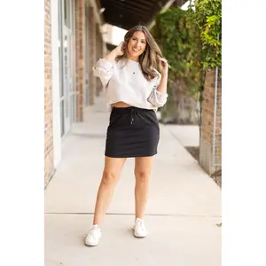 Janet Fleece Jogger Skirt