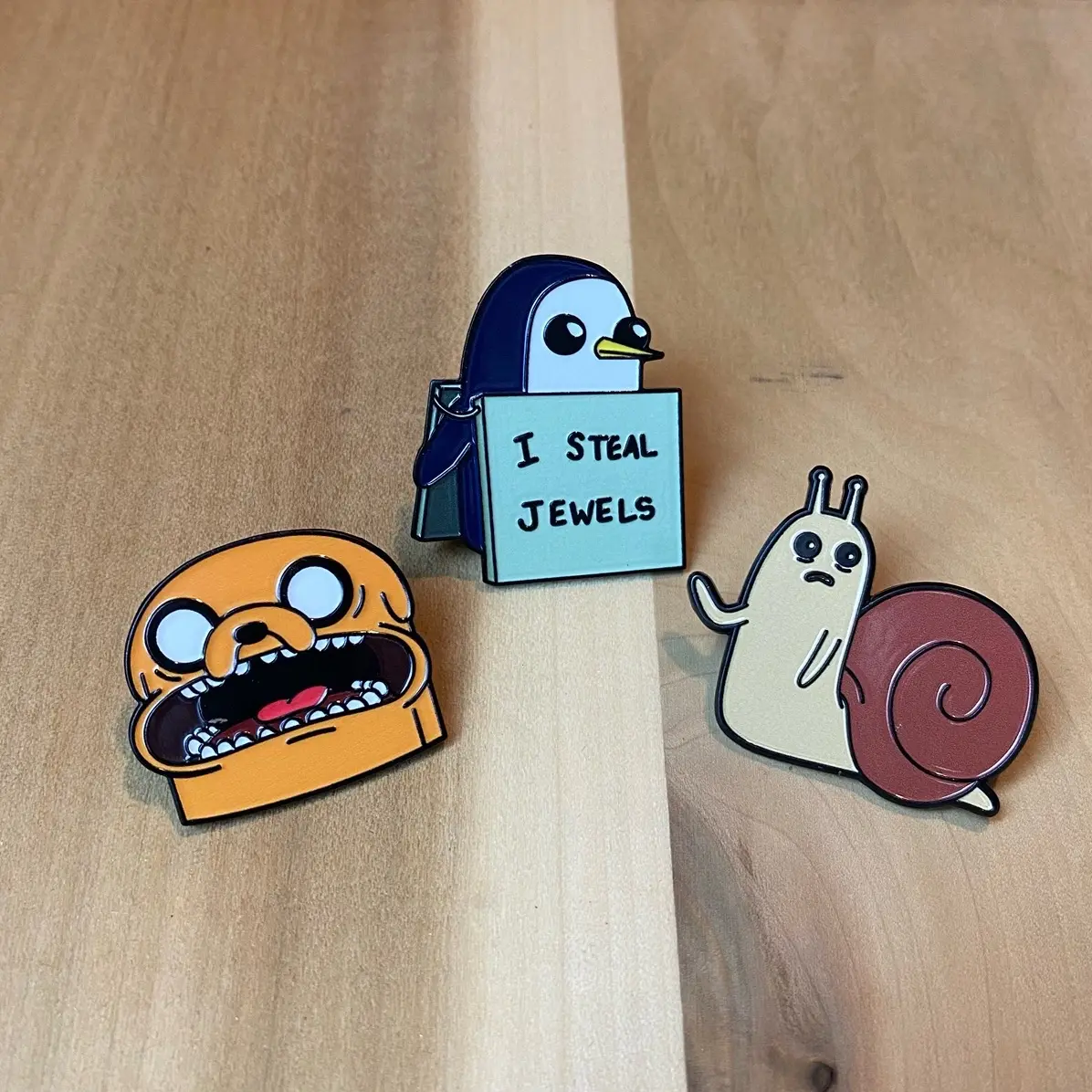 Adventure Time Enamel Pin Set 1.5”