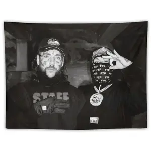 Flag $Uicideboys Music Album Poster Tapestry For Bedroom, Living Room & Dorm Decor Hanging Lightweight