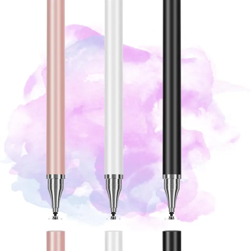3-Pack Tablets Stylus Pen for All Touchscreen with Precision Disc Tip, 2-in-1 Universal Stylus Compatible with Android, iOS, and Phone– Perfect for Writing, Drawing, and Note-Taking