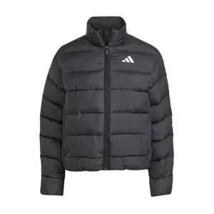 Adidas Essentials CLIMAWARM 3-Stripes Synthetic Down Jackets Black Long Sleeve Casual Style