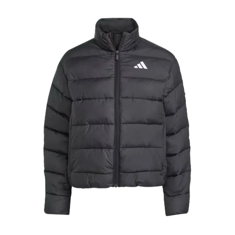Adidas Essentials CLIMAWARM 3-Stripes Synthetic Down Jacket, Sporty Lightweight Full-Zip Outdoor Coat, Cold Weather, Moisture Wick, S