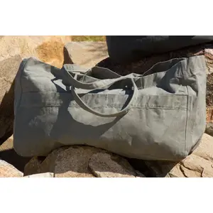 H&C ® Spacious Haversack Vintage Bag - Monsoon Gray
