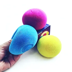 1PC New Squishy Color-Changing Plush Ball – Silent Soft High-Elastic Stress Relief Toy, Ideal Gift for Halloween, Christmas & Birthdays