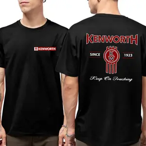 Kenworth Since 1923 Shirt – 2-Sided Keep On Trucking Tee for American Trucker Fans, Vintage Big Rig Diesel Truck T-Shirt, Classic Cotton Gift for Men