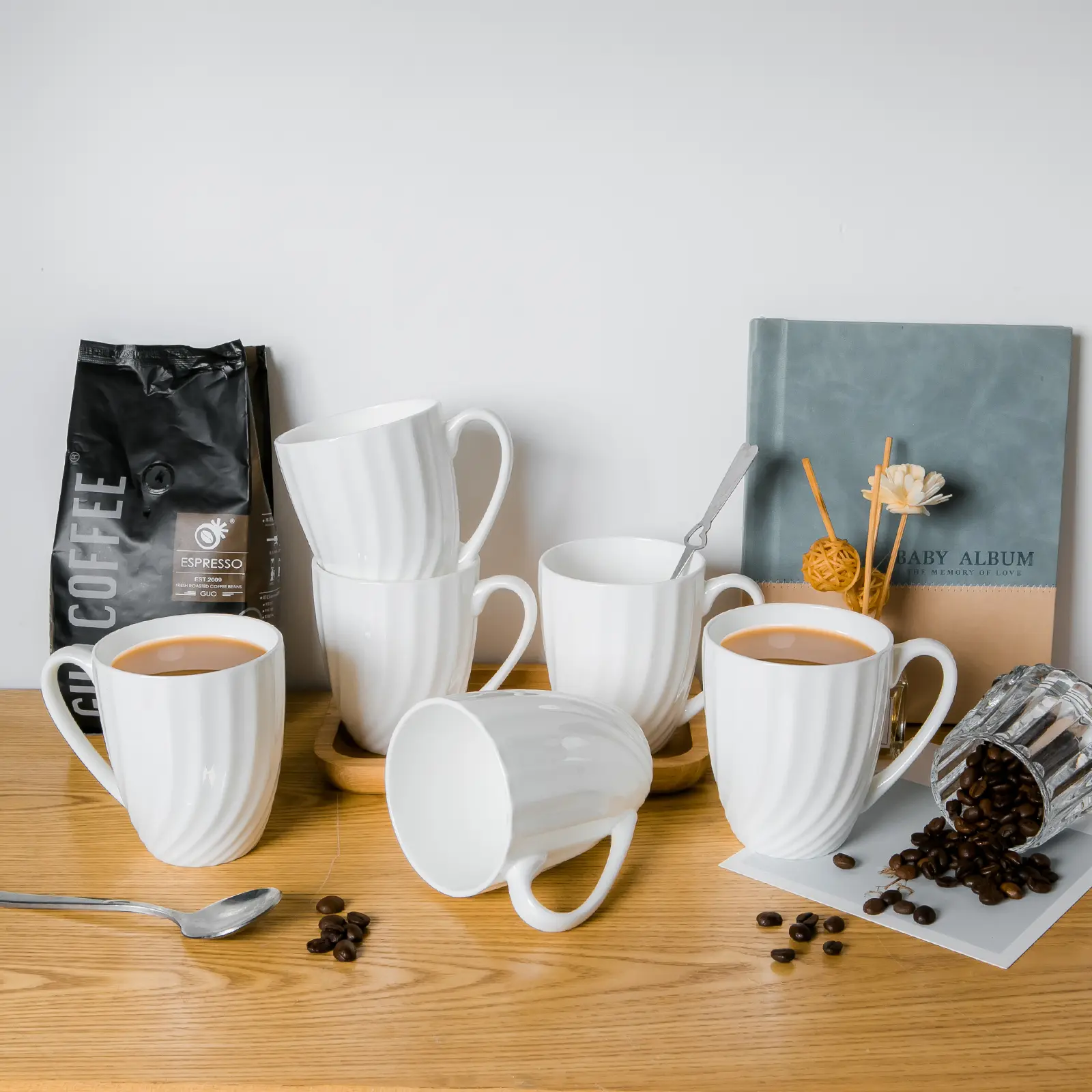 1 coffee mug in cups But First Coffee Mug | Large 16 Oz Coffee Cup main image 1