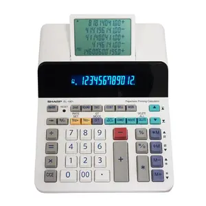 Sharp 12-Digit EL-1901 Paperless Printing Calculator with 5-Line LCD