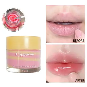 Cappuvini Moisturizing Lip Balm, Hydrating Gel Texture, Non-Sticky, Refreshing, Affordable Lip Care, Relieves Lip Wrinkles