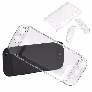 PC Hard Clear Frame Protector Case, Transparent Antiscratch Crystal Shell, Skin Case Cover for Switch 2 Console, Accessories