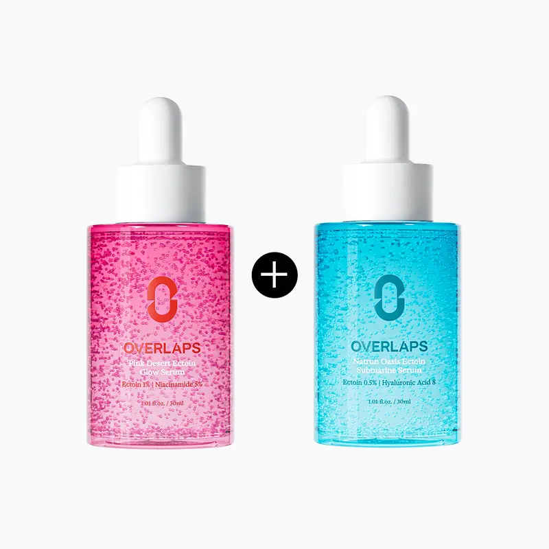 Overlaps Ectoin Glow Serum + Hydration Serum tiktokshopspringglowup