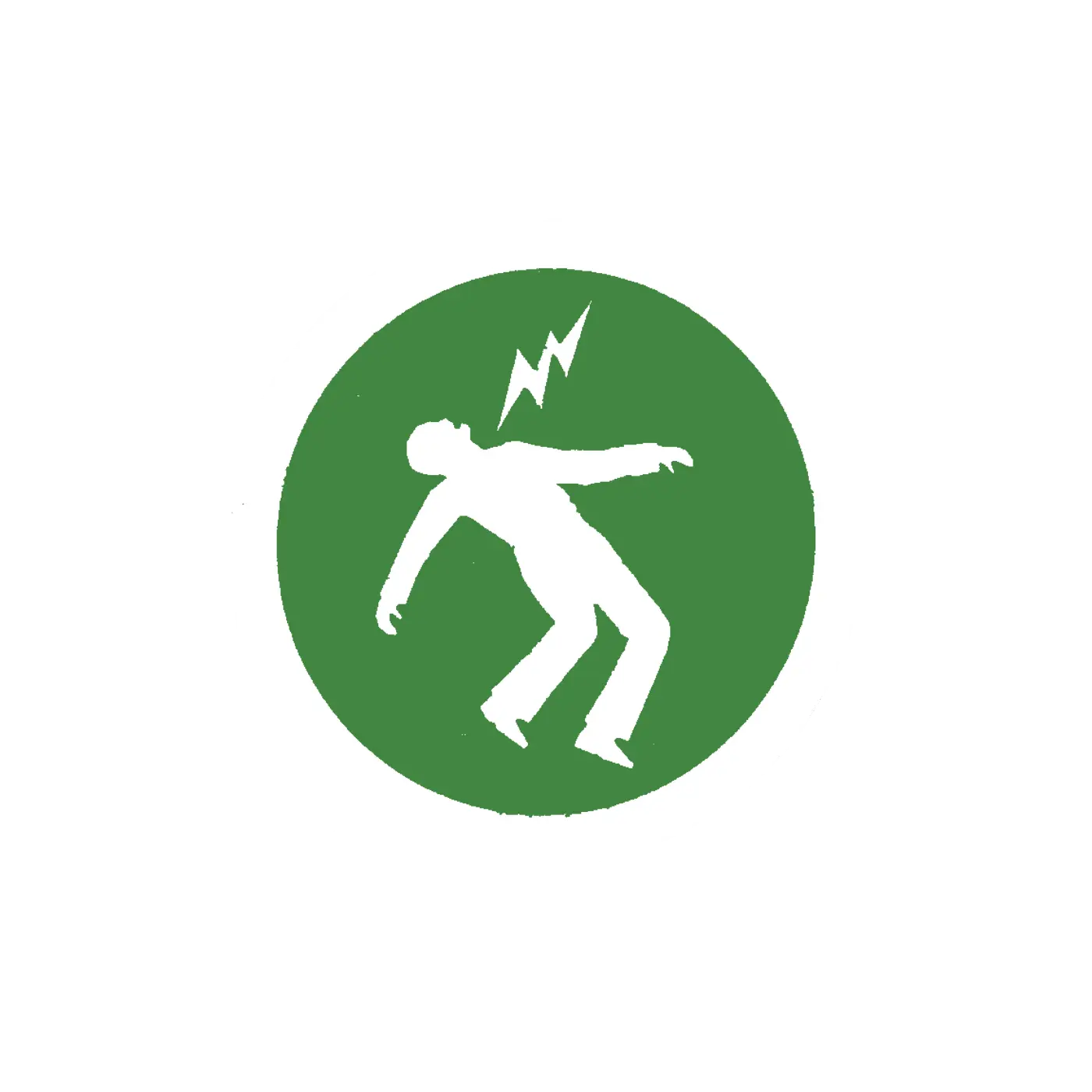 Warning Turntable Slipmat