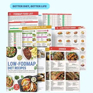Better Diet Better Life Low Fodmap Chart Food List Meal Plan for Beginners IBS Relief Easy Recipes Guide