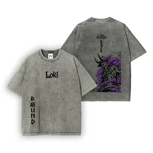 Prince Loki of the Kingdom of Elbaf in OP--Short Sleeve Cotton Unisex Retro wash Tee