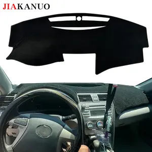 JIAKANUO Auto Car Dashboard Cover Mat Anti-Slip Anti-Vertigo for Toyota Camry 2006-2013 Black Custom Fit Dashboard Carpet Sunshield Protector Sun Protection & Heat Insulation