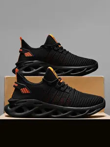 Men's Fashion Casual Sports Running Shoes, Lace-Up Design Easy Wear, Textile Upper, Low Top, Suitable for Outdoor Sports, Hiking, Parties, Leisure, Athletic Shoes