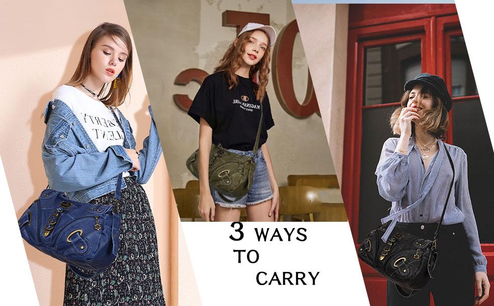 Angelkiss Hobo Purses and handbags for Women Satchel Handbag Women Purses Large Daily Shoulder Bags