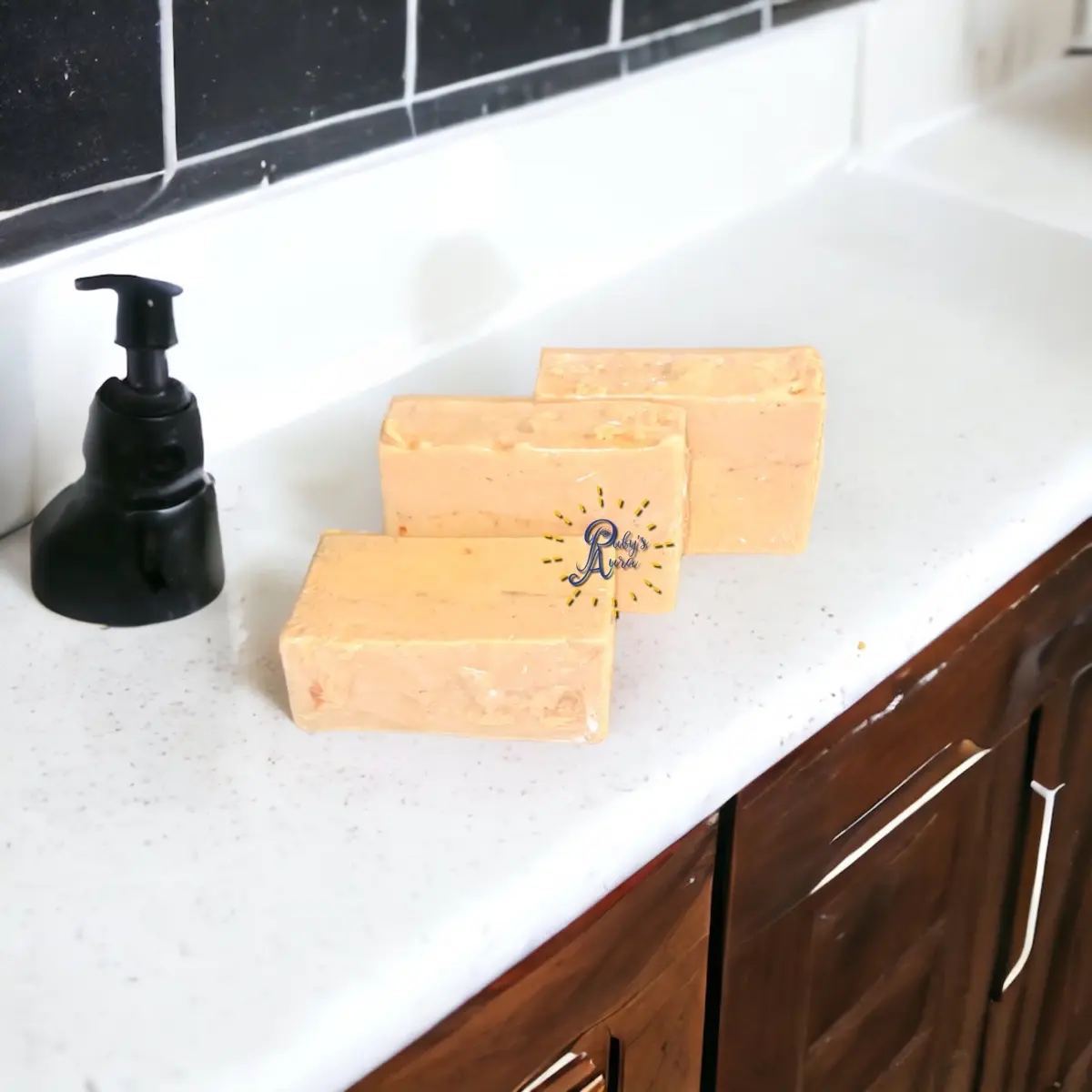 Tumeric & Ginger Handmade Soap for All Skin Types Moisturizer Acne Antibacterial Moisturize Moisture
