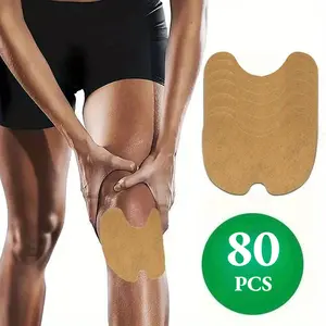 80PCS Original Herbal Knee Patch - Plaster for Knee Support & Muscle Pain - Maximum Strength for A Temporary Relief - Adhesive Heat Patches Made with Natural Herbs for Knee,Back,Waist. heating  pad  cramps