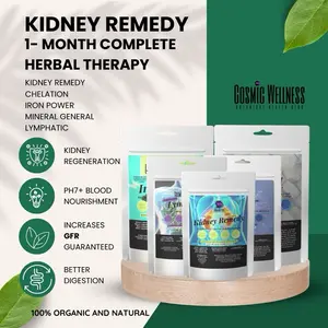 Kidney Remedy - 1 Month Complete Package [Sarsaparilla + Burdock + Nettle]