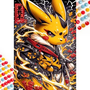 5D DIY Full Drill Diamond Painting - Diamond Painting Kit Ninja Rabbit. Mosaic Canvas DIY Wall Art, Home Wall Decoration.