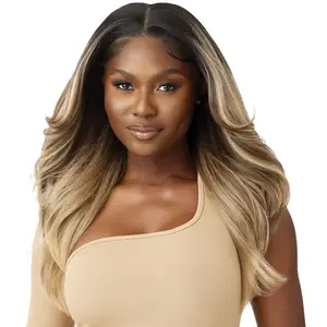 Outre Perfect Hairline Glueless Synthetic Hair 13X6 HD Lace Front Wig - KEESHON