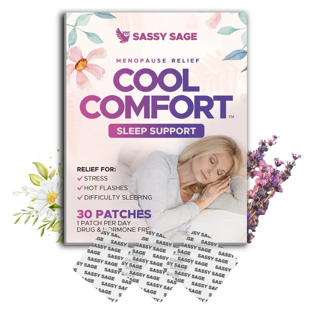 Sassy Sage Cool Comfort Menopause Relief Patches for Sleep Support