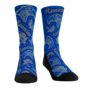 Harry Potter - House Logo Sketch Rock 'Em Socks - Ravenclaw