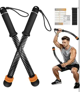 Cordless Battle Rope Trainer – Adjustable Resistance for Full Body Strength & Cardio Workouts