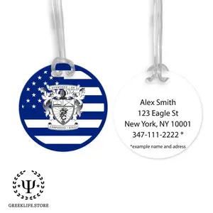 Lambda Phi Epsilon Luggage Bag Tag (round)