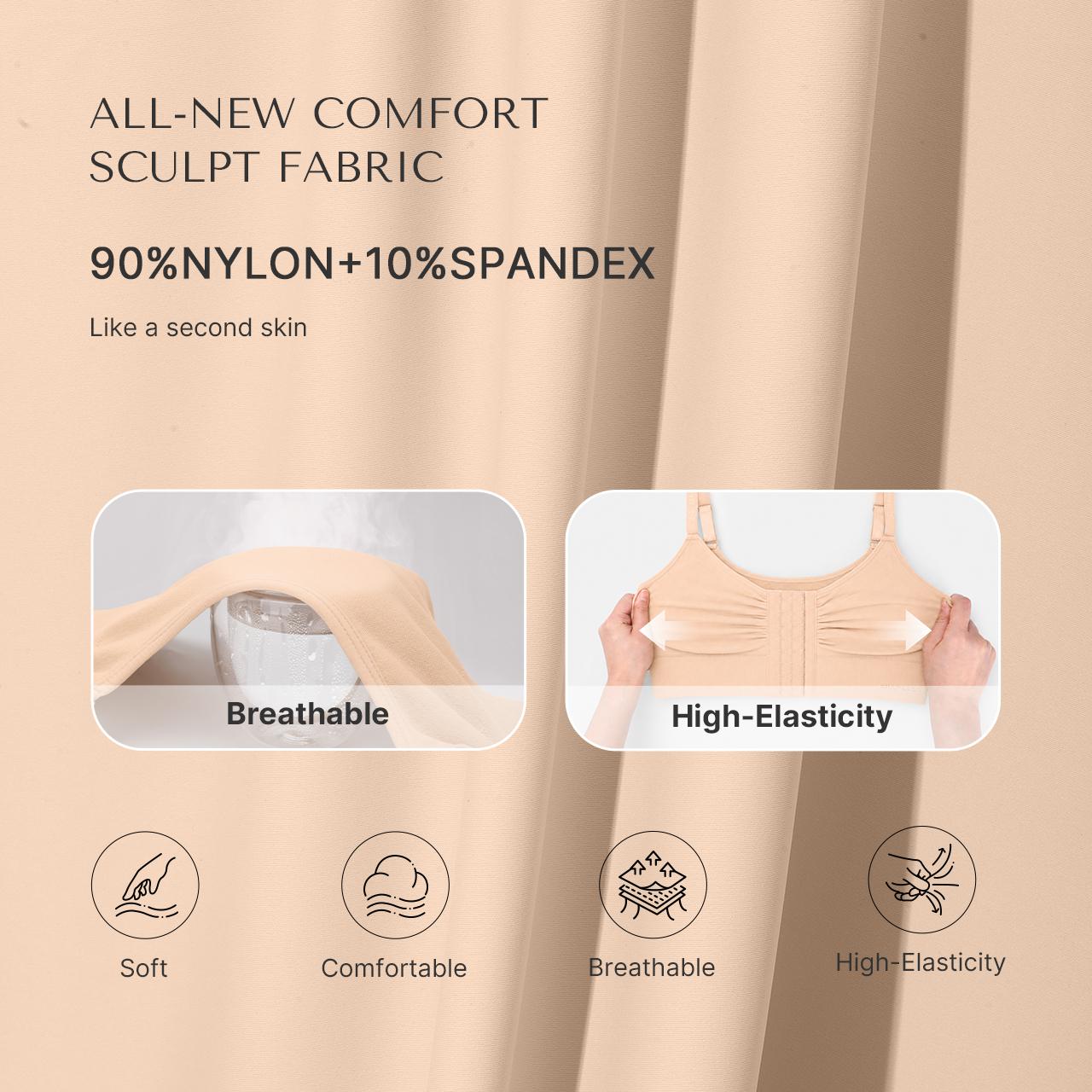 SHAPELLX Front-Closure Seamless Push-Up Bra Top for Women Fit SHAPELLX Front-Closure Seamless Push-Up Bra Top for Women Fit