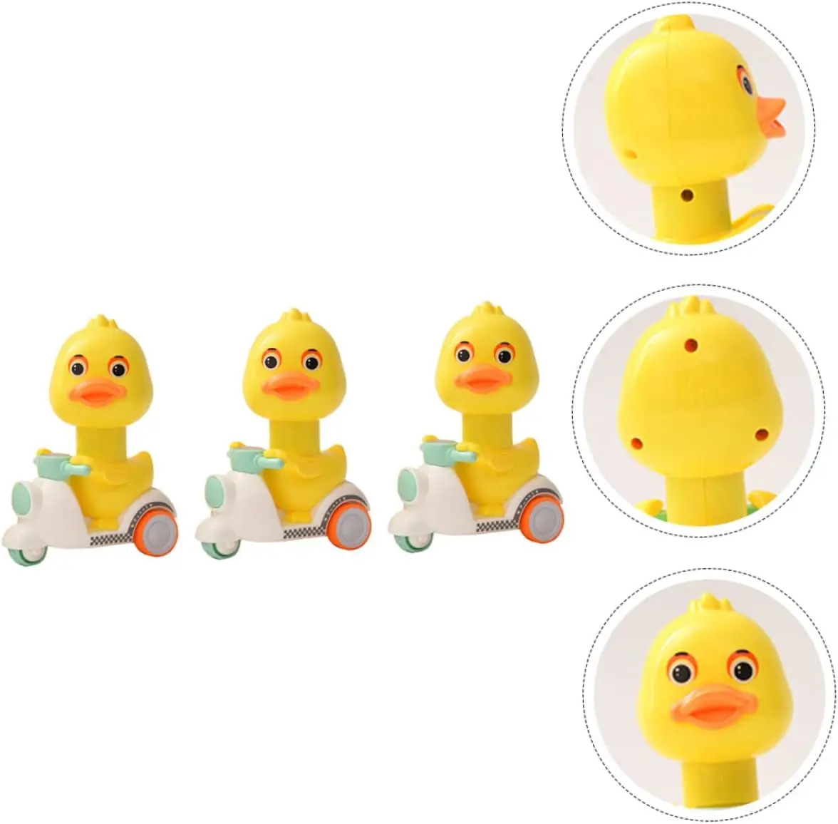 5Pcs Bath Ducky Mini Rubber Ducks Yellow Rubber Duck Bath Toy Rubber Tub Toys Bathtub Toys Squeak and Float Ducks