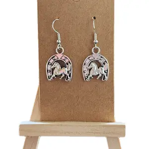 Western Horse Earrings for Women - Fashionable Stylish Hook Earrings with Unique Design for Any Occasion